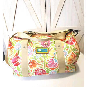 Lily Zen Duffle Travel/Carryon Bag Flower Garden Floral by Lily Bloom